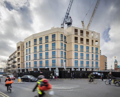 Mass timber apartments in London