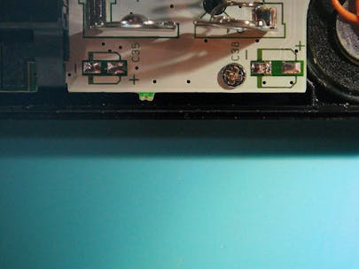 C35 & C38 capacitors removed