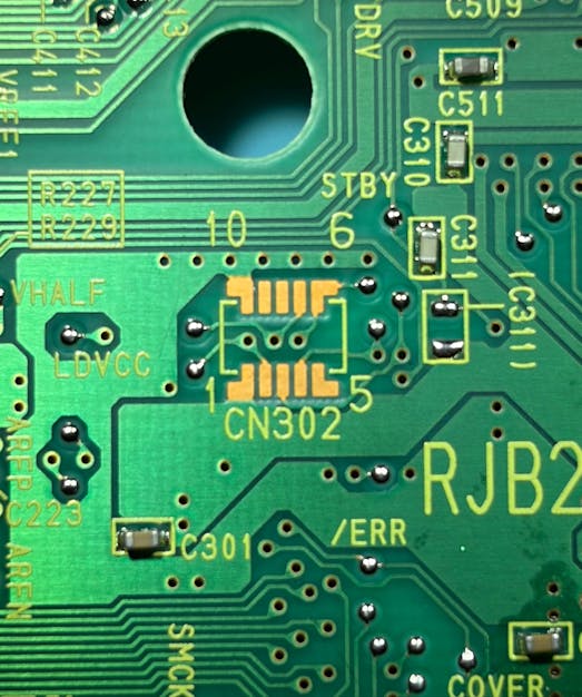 Solder points - ODD board