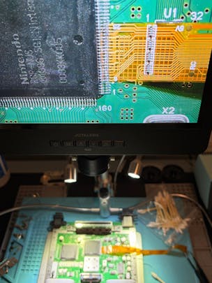 After the flex cable was installed