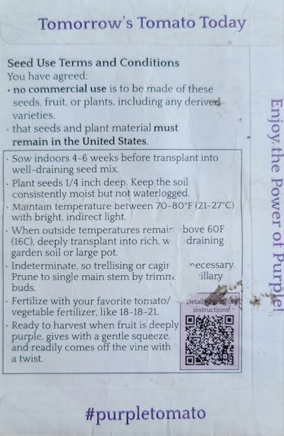 Original Package Reverse Side