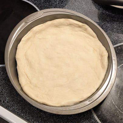 This is the pizza dough