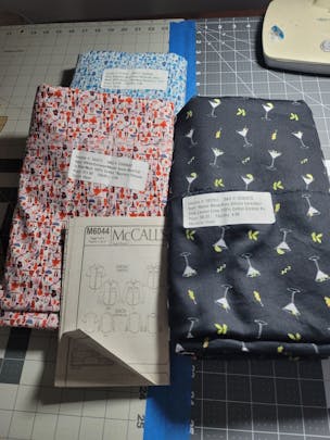 At least one of the fabrics (I used Nikko versus the Bauhouse Tana Lawn)