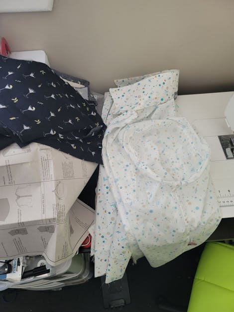 Flat felling the arm.