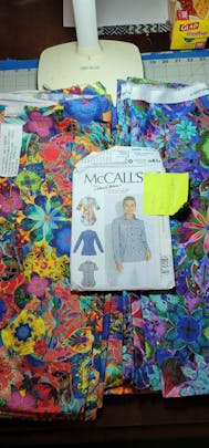 The fabric choices and pattern